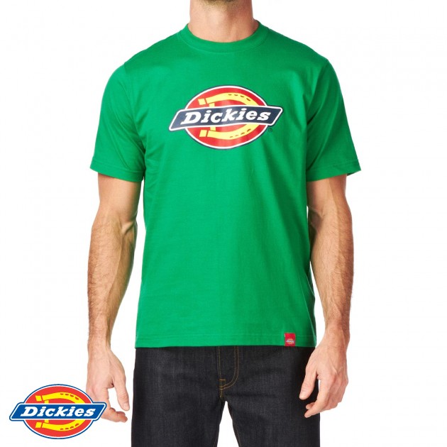 Mens Dickies Horseshoe T-Shirt - Emerald Green