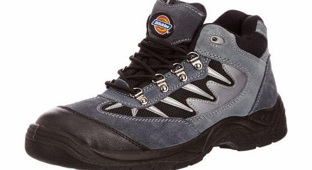 Dickies Mens Storm Safety Trainers FA23385A Grey/Black 9 UK, 43 EU Regular