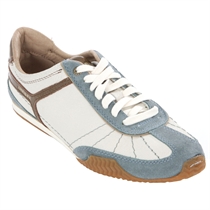 Dacosta Light Blue Suede Trim Trainer