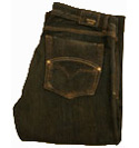 (Kuratt) Antique Comfort Fit Button Fly Jeans