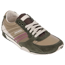 Paratroop Parapat Olive Stripe Trainer