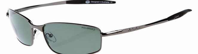 Mens Dirty Dog Goose Sunglasses - Gunmetal/Green