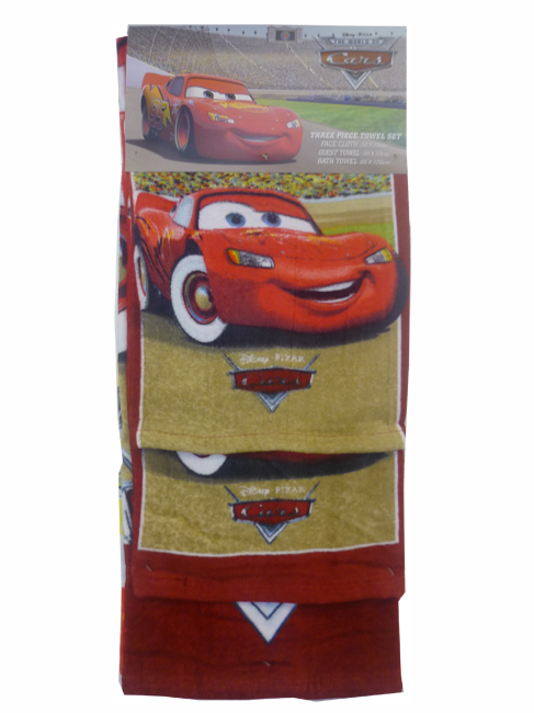 Towel set 3 piece Red