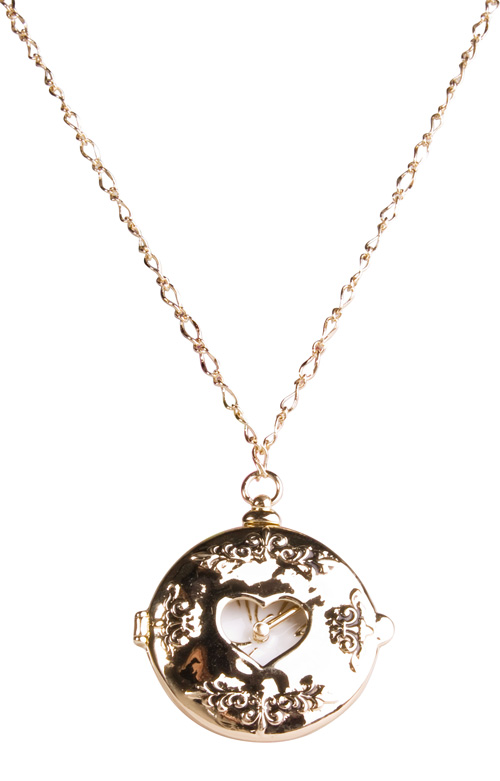 Gold Plated Alice in Wonderland Pocket Watch