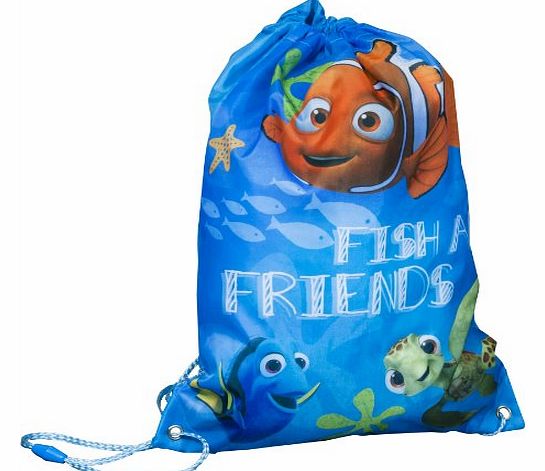 Disney Finding Nemo Drawstring draw string trainers PE sports gym bag