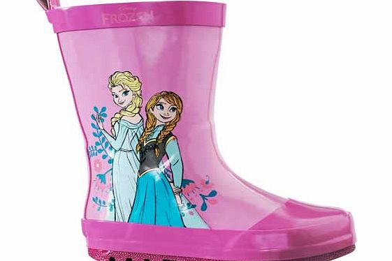 Girls Pink Wellies - Size 7