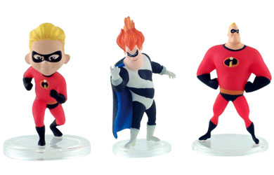 MicroWorld - Disney Pixar The Incredibles Figure Pack