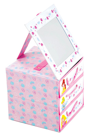 Princess 3 Drawer Set with Mirror