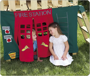 Summer Cottage Fire Station Room