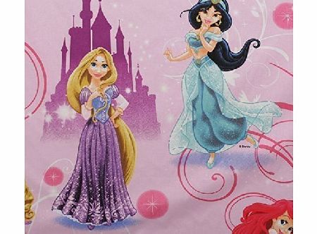 Snowhite Little Mermaid Princess Lilac - Licensed Disney Cartoon Marvel DC Looney Toons Original Childrens Comic Character 100% Cotton Curtain Bedding Fabric