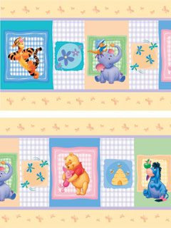 Winnie the Pooh Border `effalump`Design 5m x 214mm