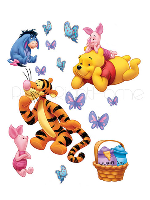 Winnie the Pooh Giant Quick-Sticks Room Makeover