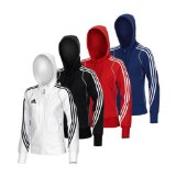 Adidas T8 Womens Hooded Top (Medium Black)