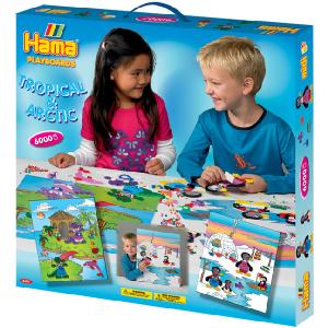 Hama Beads Hama Tropical and Artic Midi Beads Playboard Box Set