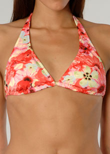 Bouquet Floral halter bra