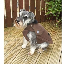 Danish Designs Wharfedale Brown Waxed Dog Coat 10