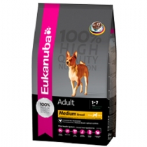 Eukanuba Adult Dog Food 15kg Medium Chicken