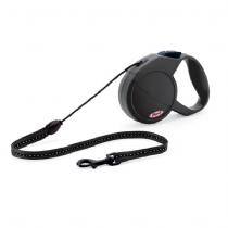 Flexi Classic Cord Black 5M Medium - Dogs Up To