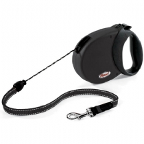 Flexi Comfort Long Cord Black 8M Medium - Dogs