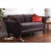 dorchester 2 Seat Sofa - Harlequin Omega Midnight - White leg stain