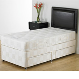 90cm Multistore Platform Top 2 Drawer Single Divan Set