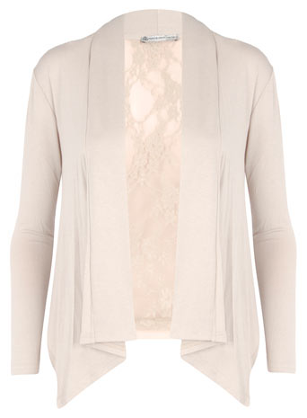 Dorothy Perkins Beige lace back cardigan