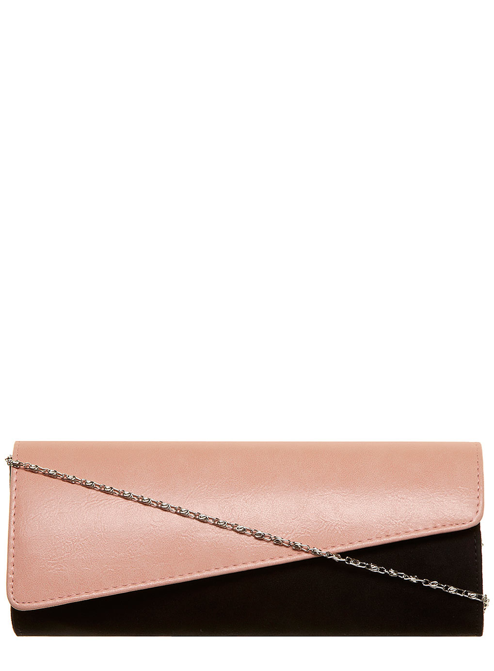 Black and peach clutch bag 22206498