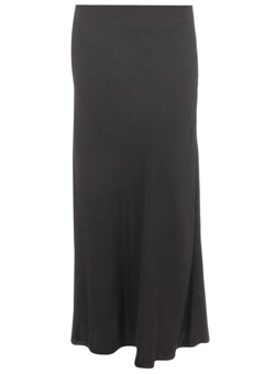 Dorothy Perkins Black bias cut maxi skirt