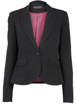 Black button jacket