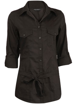 Black military shirt