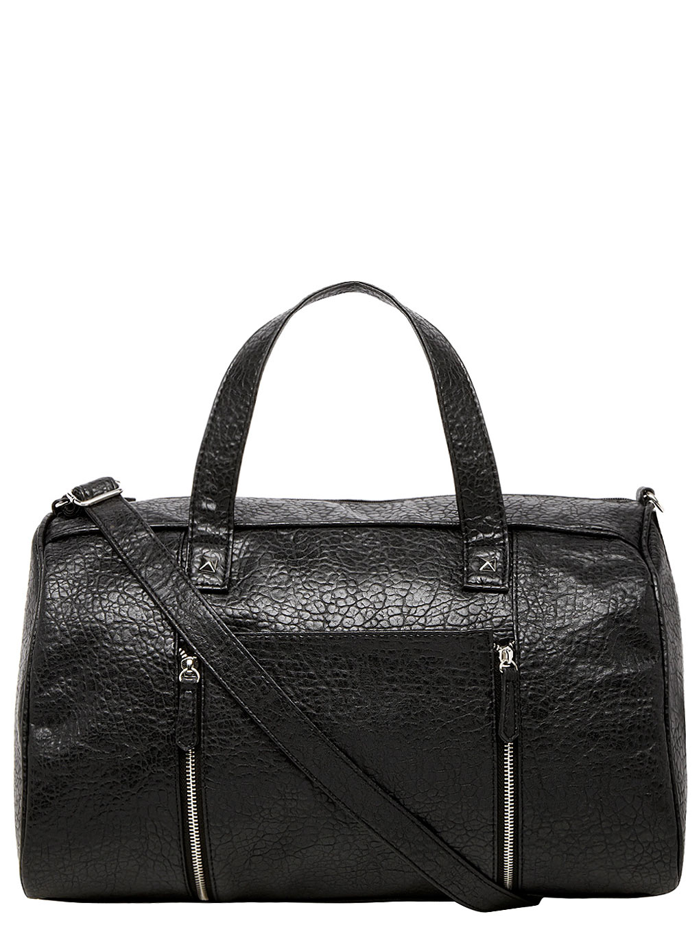 Black oversized bowler bag 18339610