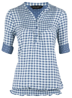 Dorothy Perkins Blue gingham top