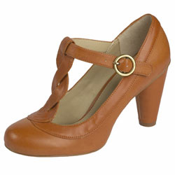 Camel twist bar shoes