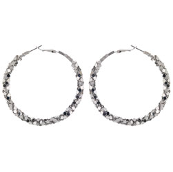 Chainmail hoop earrings