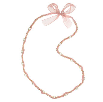 Chiffon chain necklace