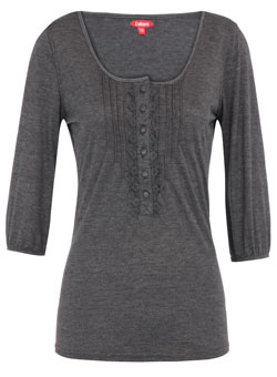 Dorothy Perkins Culture grey 3/4 sleeve top