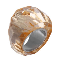 Facet domed ring