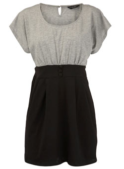 Grey/black 2 tone tunic