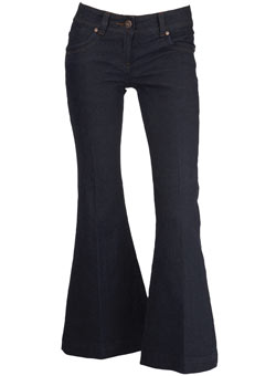 Indigo super flare jeans