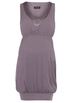 Dorothy Perkins Mamalicious purple jersey tunic