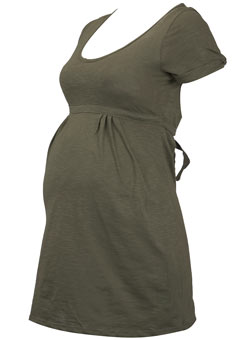 Dorothy Perkins Maternity khaki tunic