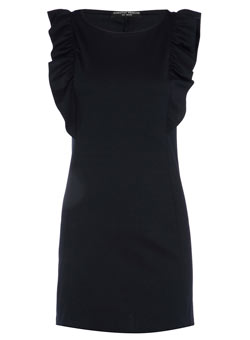 Dorothy Perkins Navy frill ponti tunic