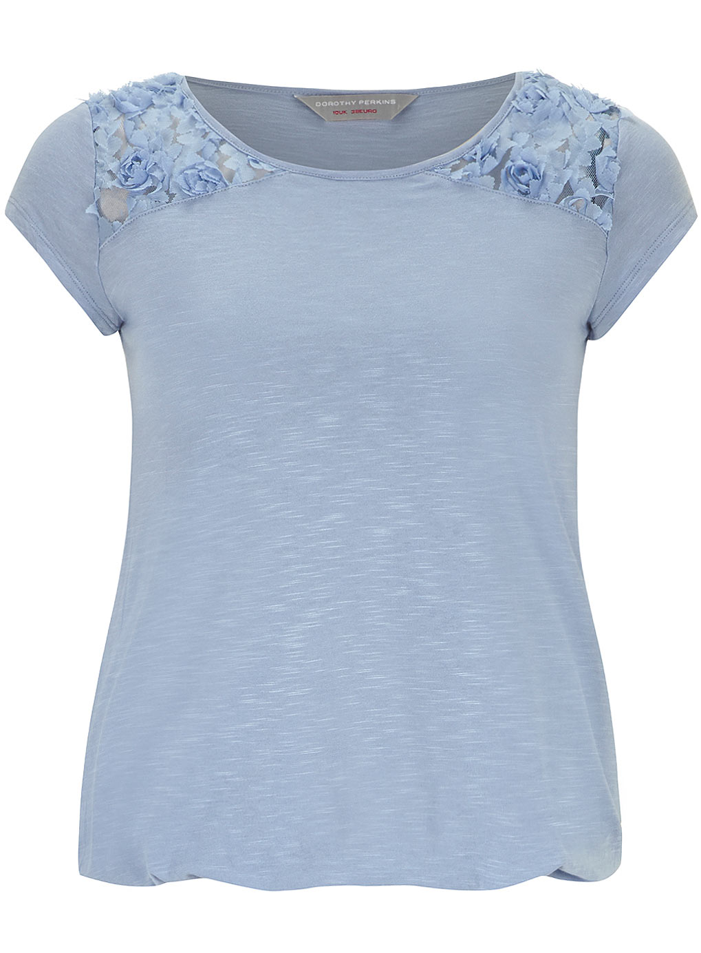 Petite Flower Applique T-shirt 79229650