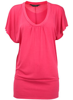 Pink batwing top