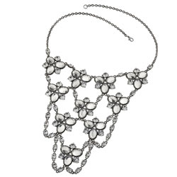 Rhinestone Lattice Necklace