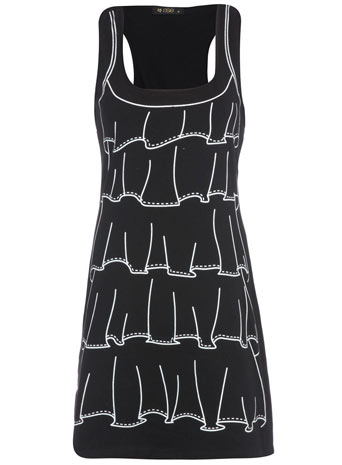 Dorothy Perkins Rise black print vest