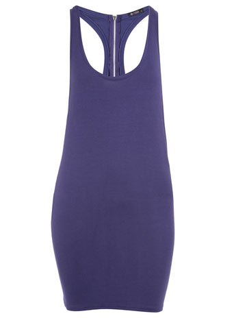 Dorothy Perkins Rise purple zip back top