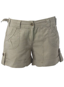 Dorothy Perkins Stone linen shorts