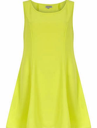 Womens Alice & You Acid Yellow Shift Dress-