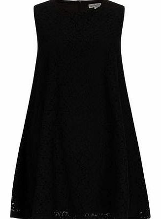 Womens Alice & You Black Lace Swing Dress- Black